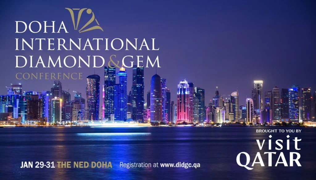 Doha International Diamond & Gem Conference Opens January 29, in Doha, Qatar