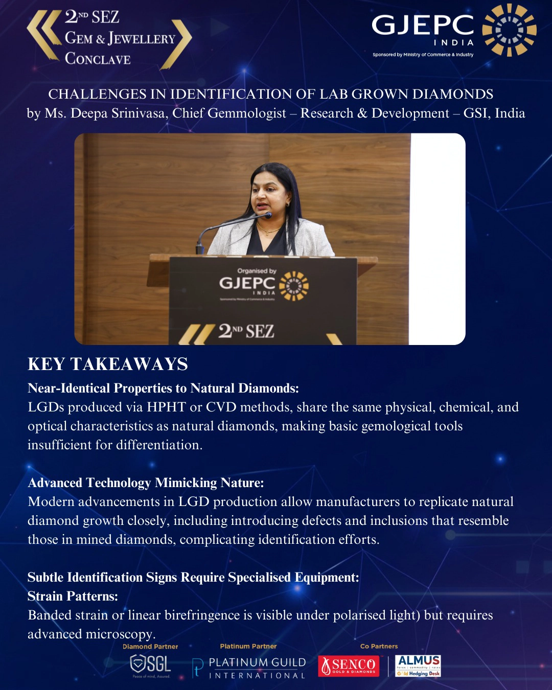 The 2nd SEZ Gem & Jewellery Conclave Commenced on a Grand Note