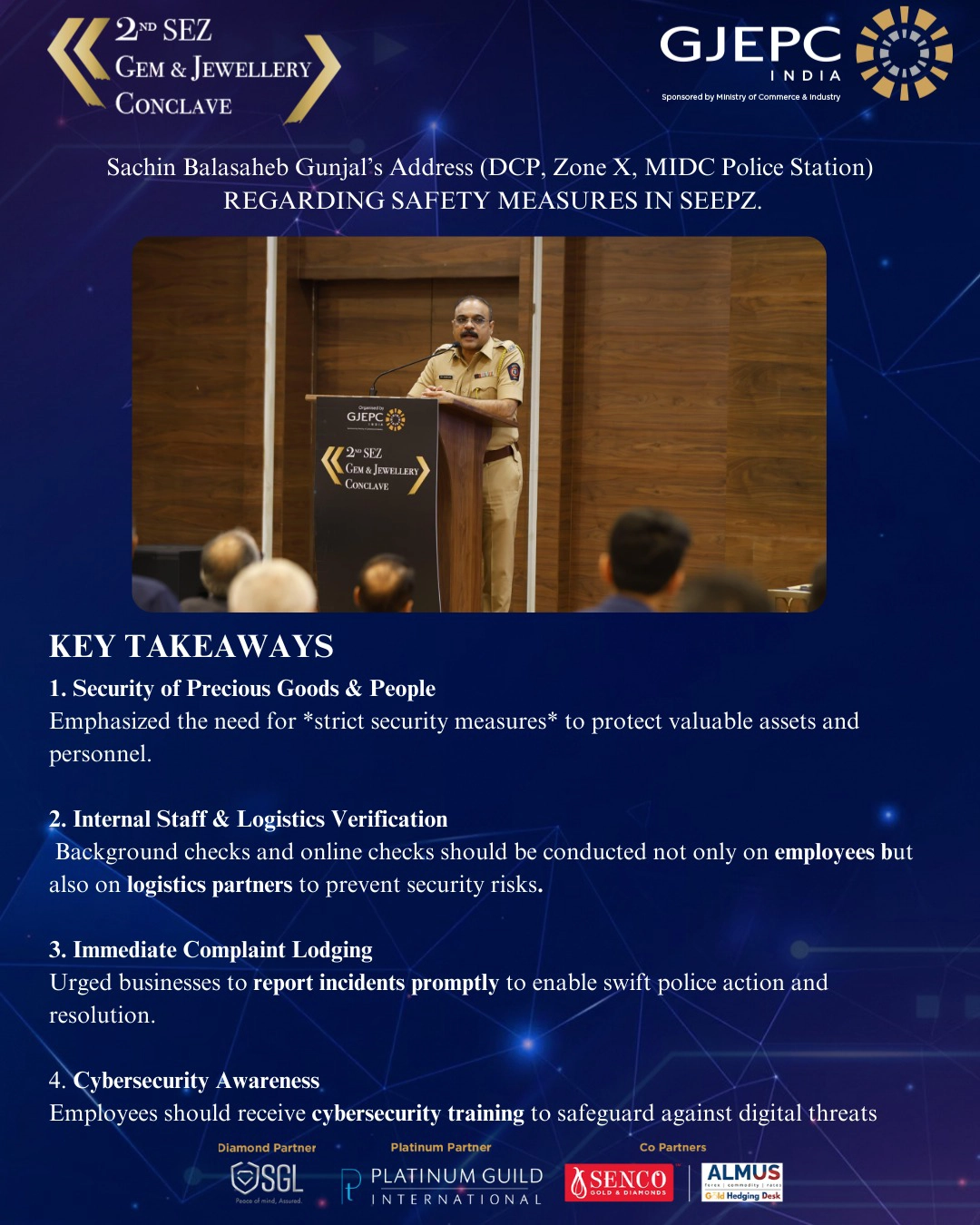 The 2nd SEZ Gem & Jewellery Conclave Commenced on a Grand Note