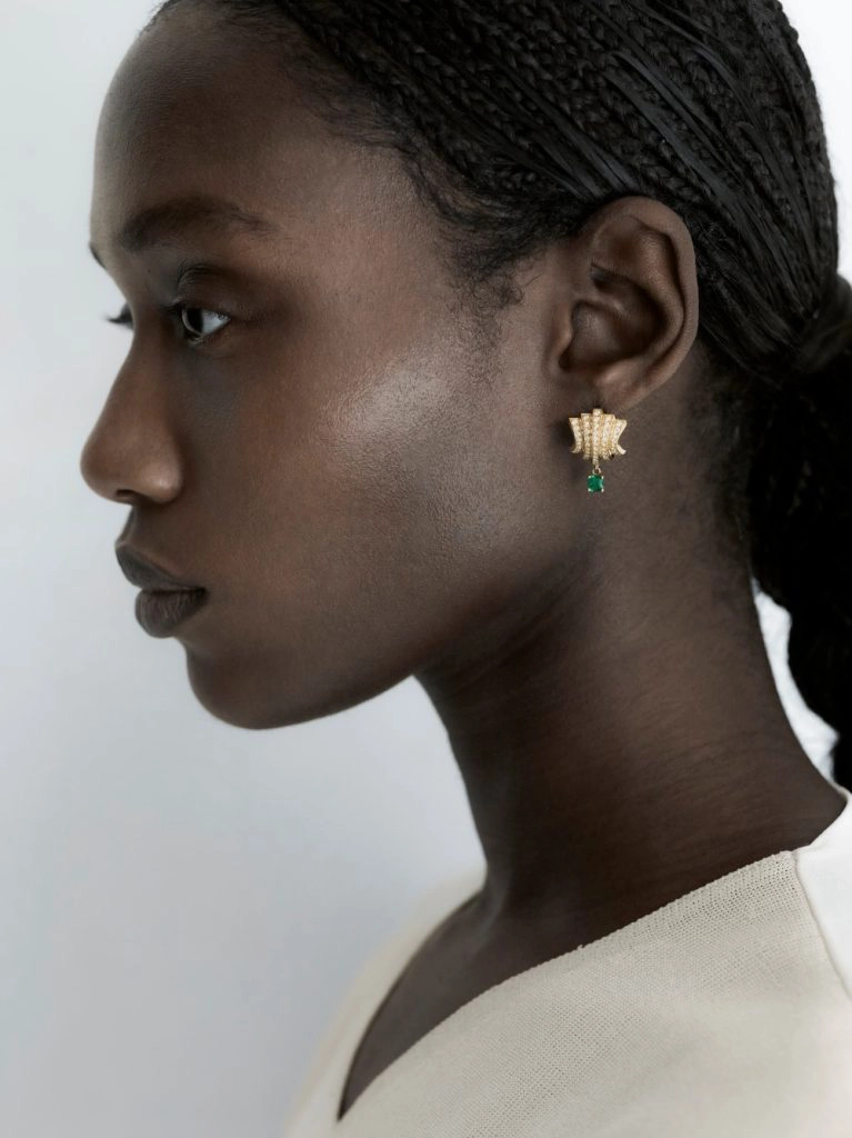 Zambian Emeralds Exude Hollywood Glamour in ĀZLEE x Gemfields Origins Collection