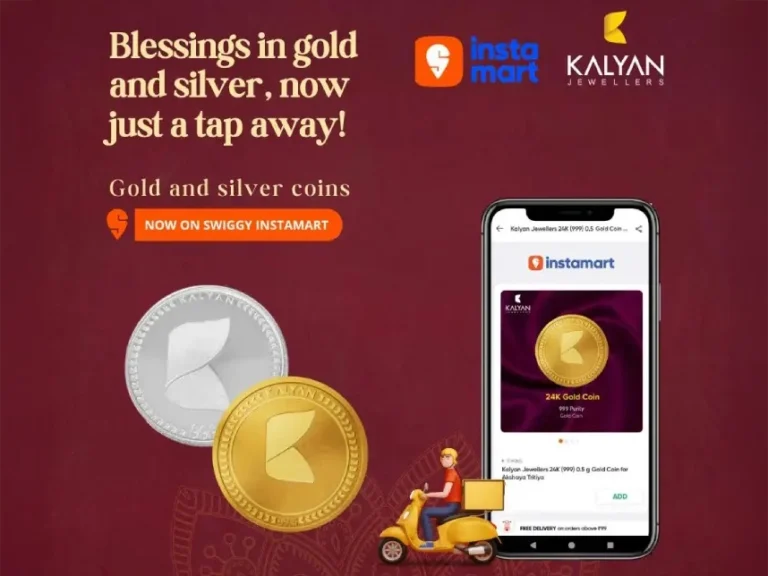 Instamart partners with Kalyan Jewellers to deliver Gold and Silver Coins just in time for Akshaya Tritiya