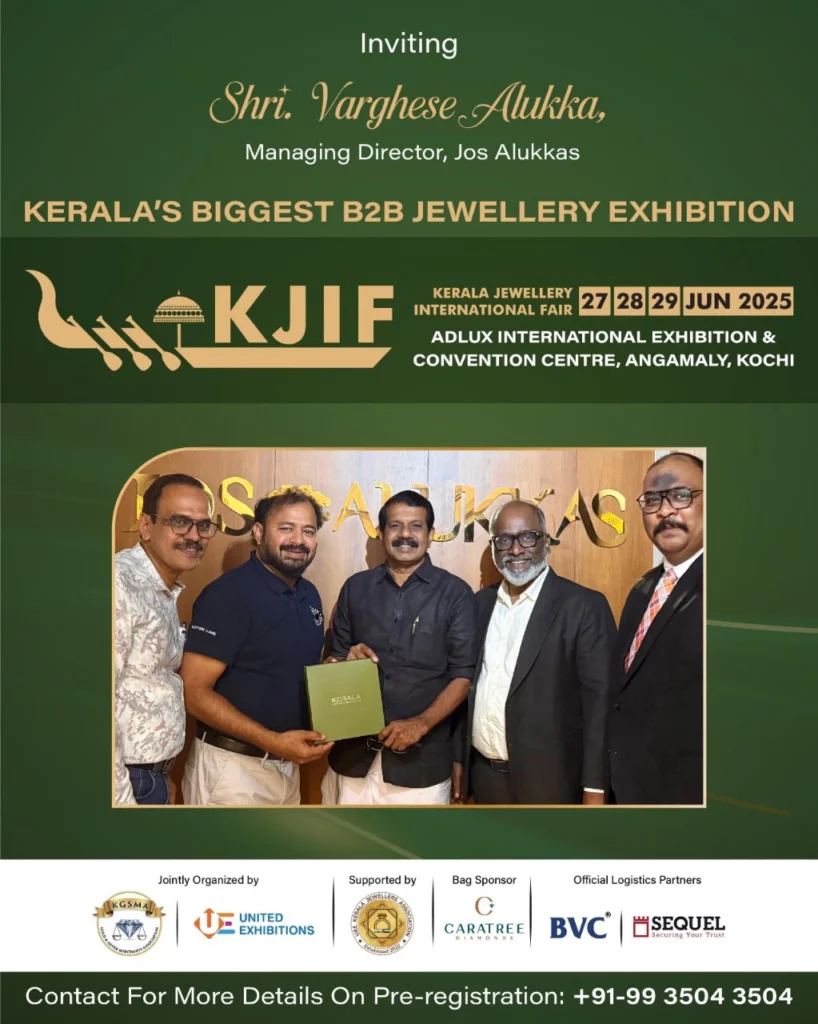 Kerala Jewellery International Fair 2025 Set to Dazzle as Kerala’s Biggest B2B Jewellery Exhibition