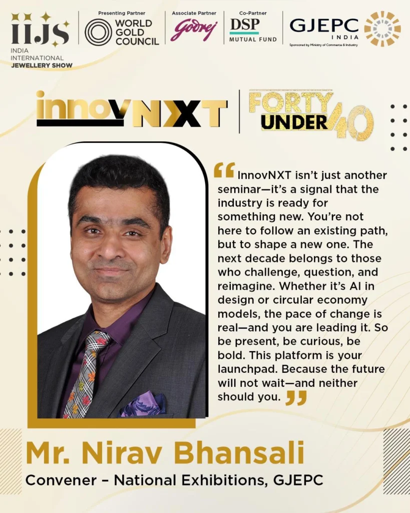 Young Visionaries Take Centre Stage as Minister Aditi Tatkare Inaugurates GJEPC’s InnovNXT 40 Under 40