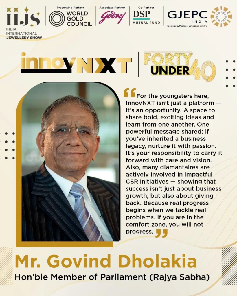 Young Visionaries Take Centre Stage as Minister Aditi Tatkare Inaugurates GJEPC’s InnovNXT 40 Under 40