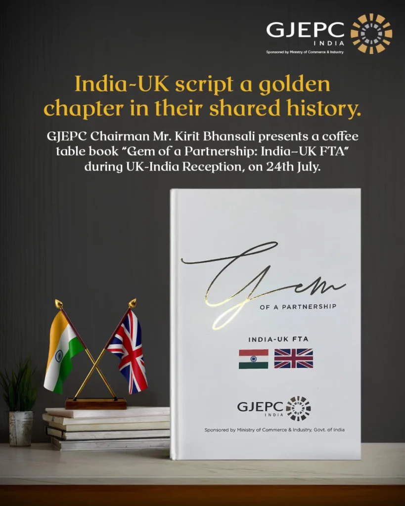 India & UK Ink ‘Gem of a Partnership’ as FTA Paves Way for $7 Billion Gem & Jewellery Trade Boom