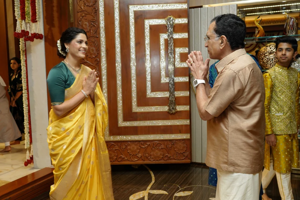 A Star-Studded Navaratri Evening at Kalyanaraman Residence in Thrissur