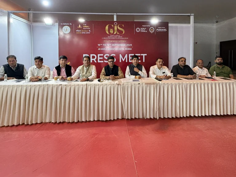 GJC’s 8th Edition of India Gem & Jewellery Show (GJS2025) to Shine Bright at Jio World Convention Centre, Mumbai from September 16–19, 2025
