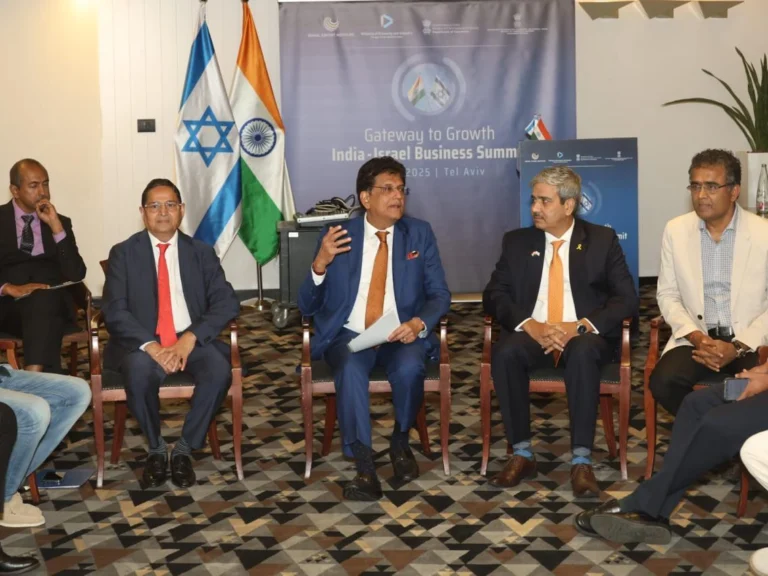 Kirit Bhansali, Chairman, GJEPC, Joins Union Commerce And Industry Minister Piyush Goyal in India’s High-Level Business Delegation to Israel