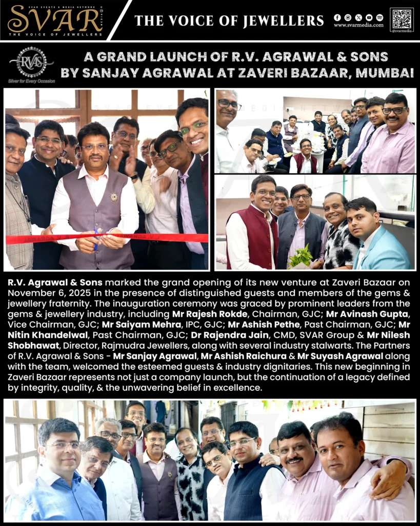 A Grand Launch of R.V. Agrawal & Sons by Sanjay Agrawal at Zaveri Bazaar, Mumbai