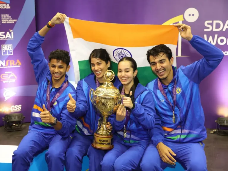 VBJ Crafts Coveted Trophy For Sdat Squash World Cup2025