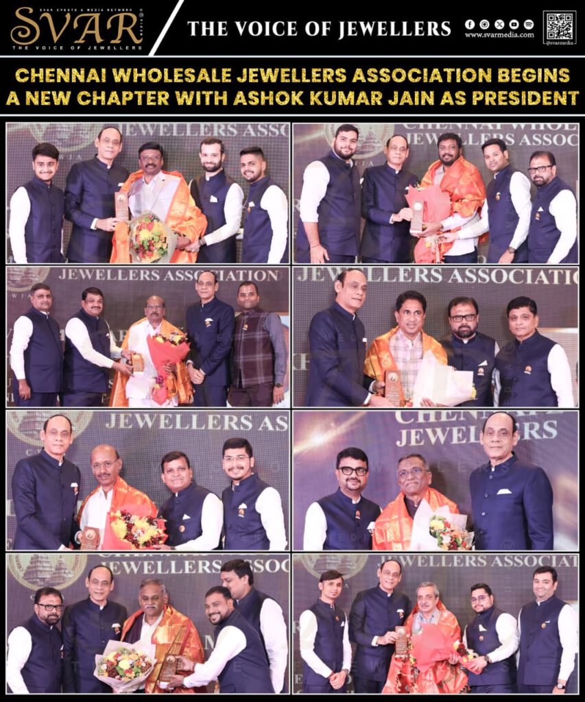 Chennai Wholesale Jewellers Association BeginsA New Chapter with ASHOK KUMAR JAIN AS PRESIDENT