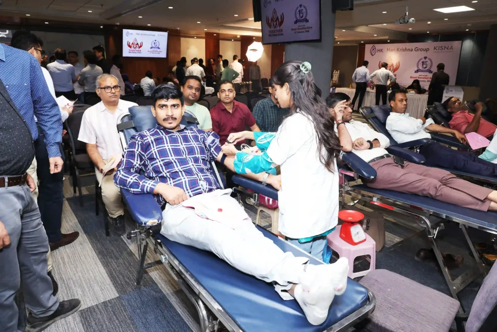 Hari Krishna Group Turns Anniversary into Contribution: 459 Units Donated,Total Blood Collection Reaches 21,863