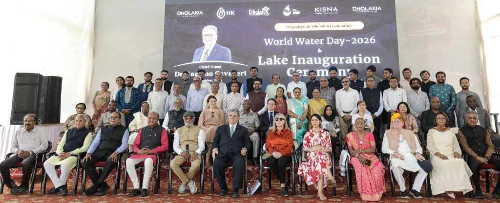 CIBJO Lake Inaugurated on World Water Day 2026 to Promote Sustainability - Dr. Gaetano Cavalieri & Savjibhai Dholakia