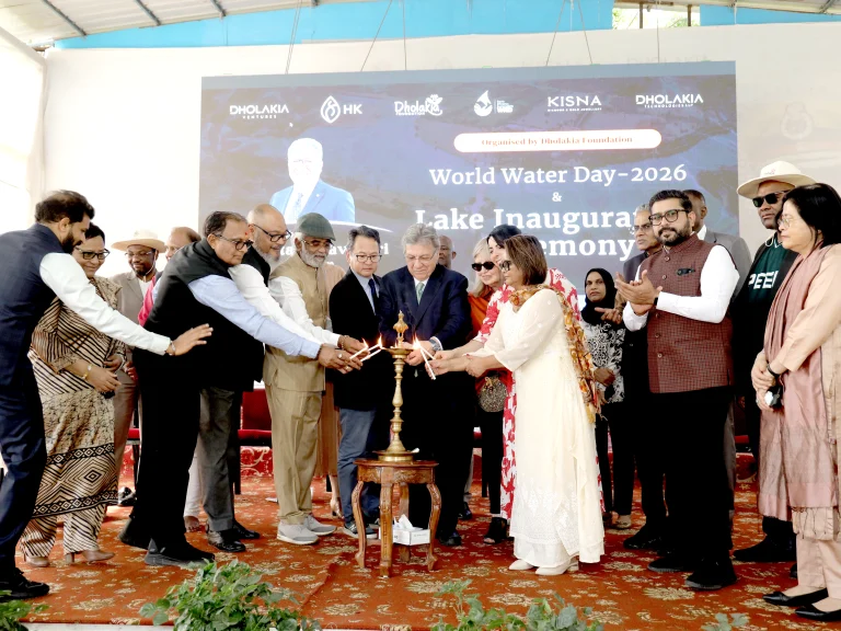 CIBJO Lake Inaugurated on World Water Day 2026 to Promote Sustainability CIBJO Lake Inaugurated on World Water Day 2026 to Promote Sustainability - Dr. Gaetano Cavalieri & Savjibhai Dholakia