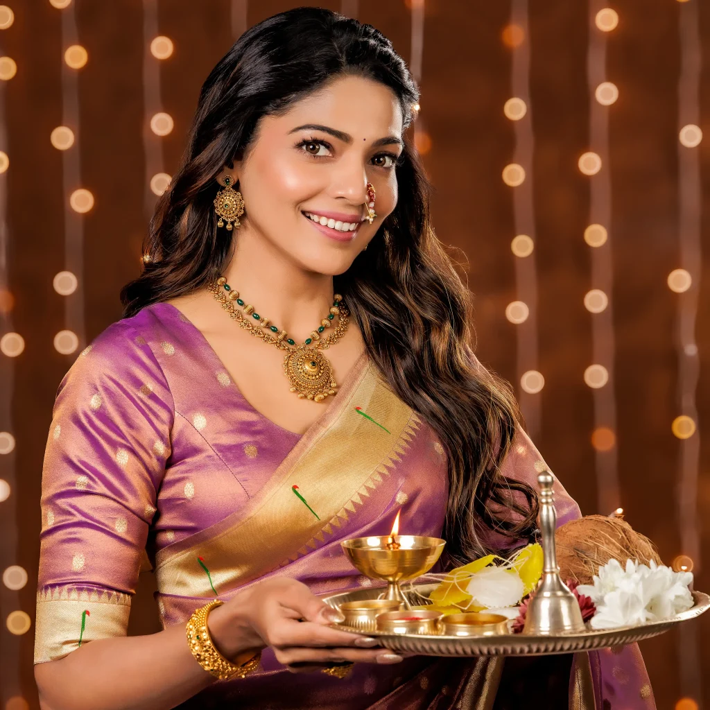 Kalyan Jewellers Gudi Padwa Campaign with Pooja Sawant Celebrates Family Bonds