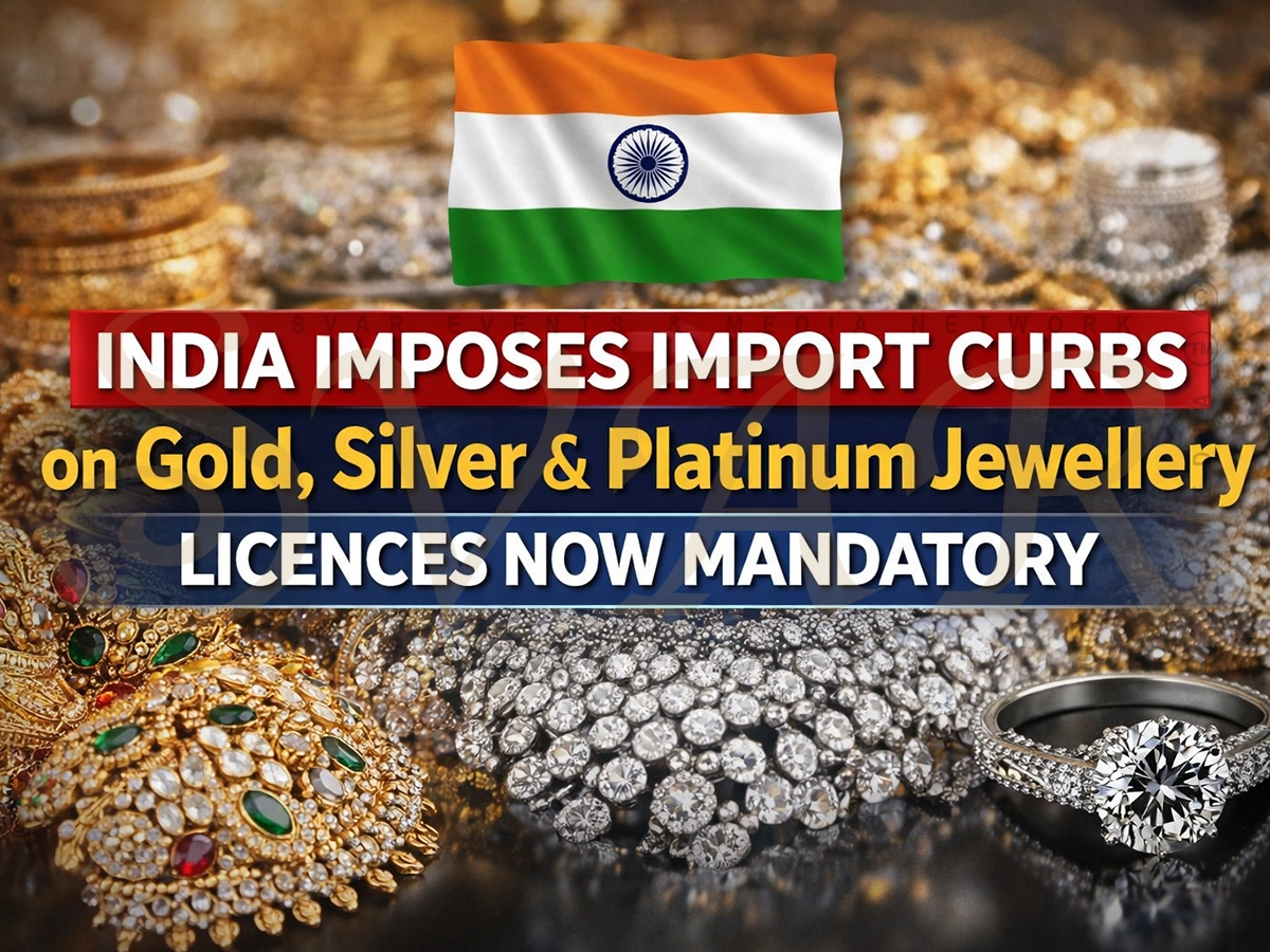 India Imposes Import Curbs on Gold, Silver and Platinum Jewellery; Licences Now Mandatory