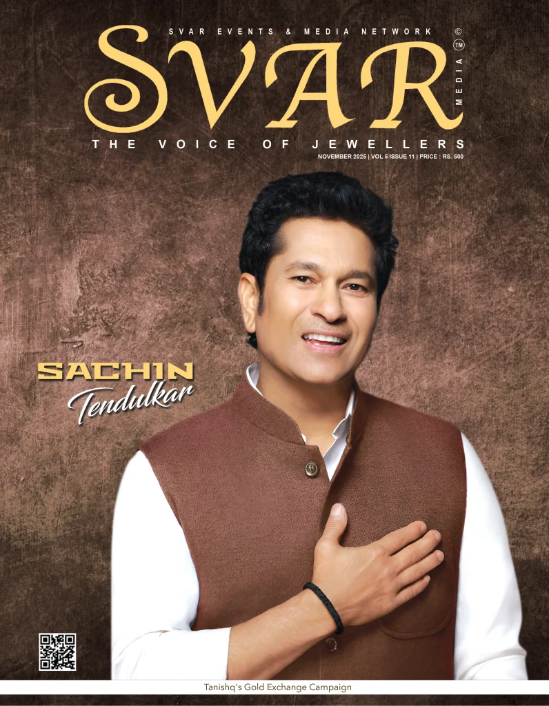 SVAR Magazine - Sachin Tendulkar Cover Page - India's Best Jewellery Magazine - Jewellery Media