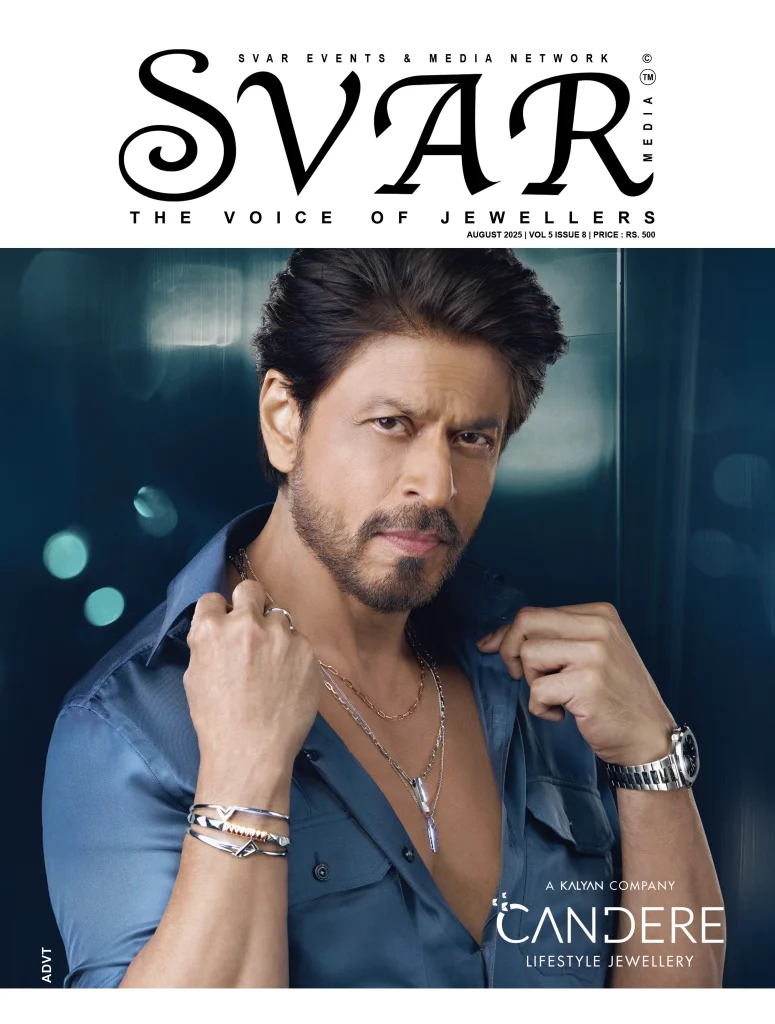 SVAR Magazine - Shah Rukh Khan Cover Page - India's Best Jewellery Magazine - Jewellery Media
