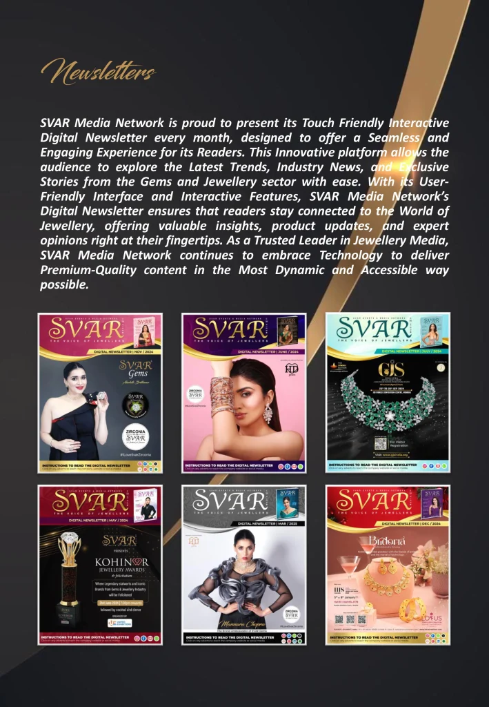 SVAR Media Network - India’s Best Jewellery Magazine and Jewellery News Platform