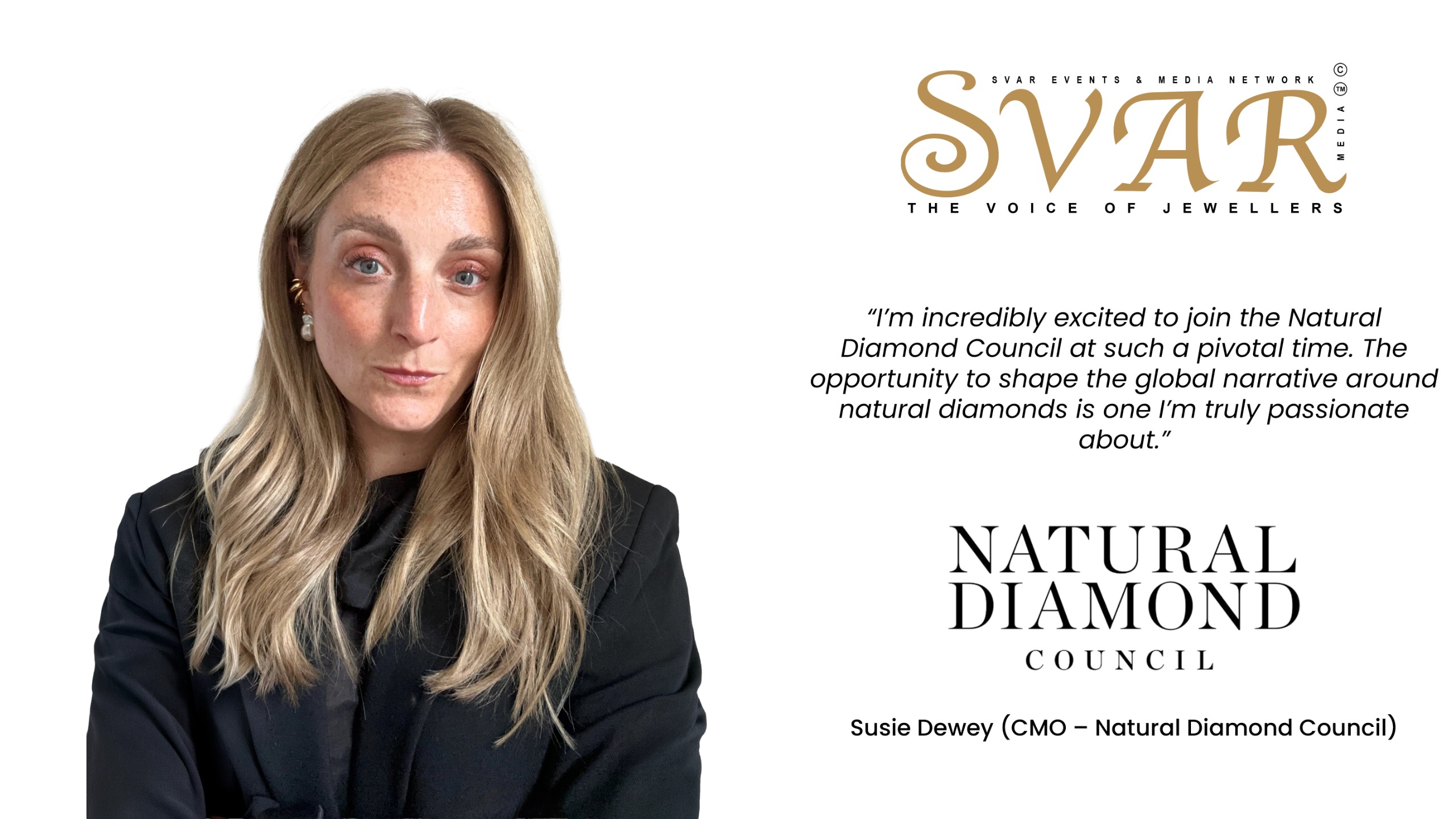 Susie Dewey Appointed CMO at Natural Diamond Council to Lead Global Marketing Strategy