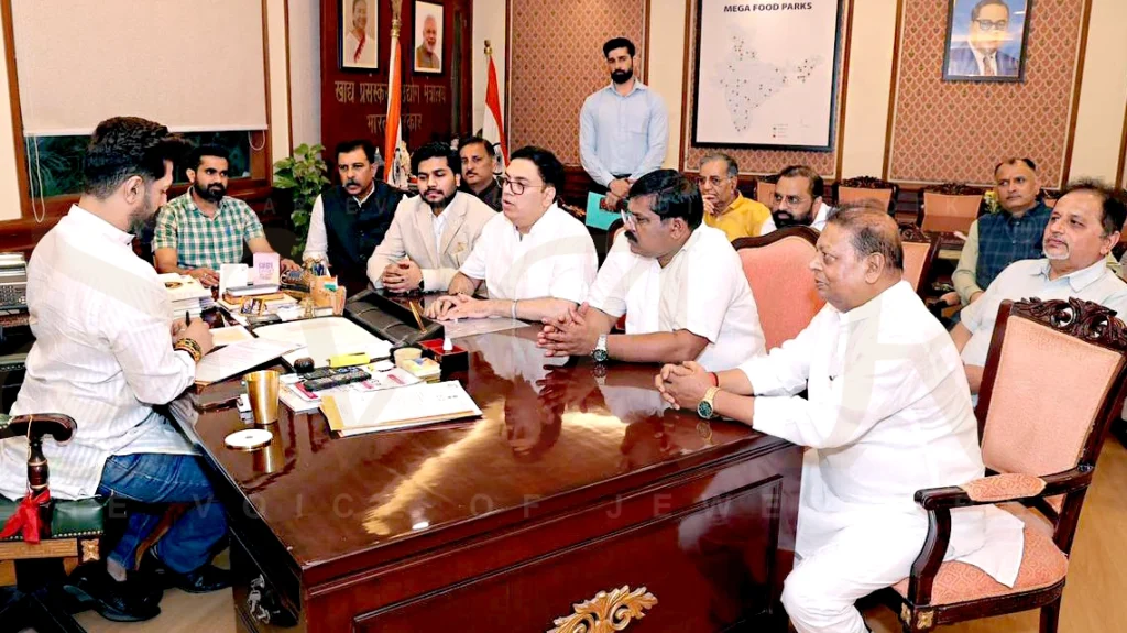 AIJGF Delegation Meets Union Minister Chirag Paswan Over Jewellery Industry Concerns and Bullion Bank Proposal