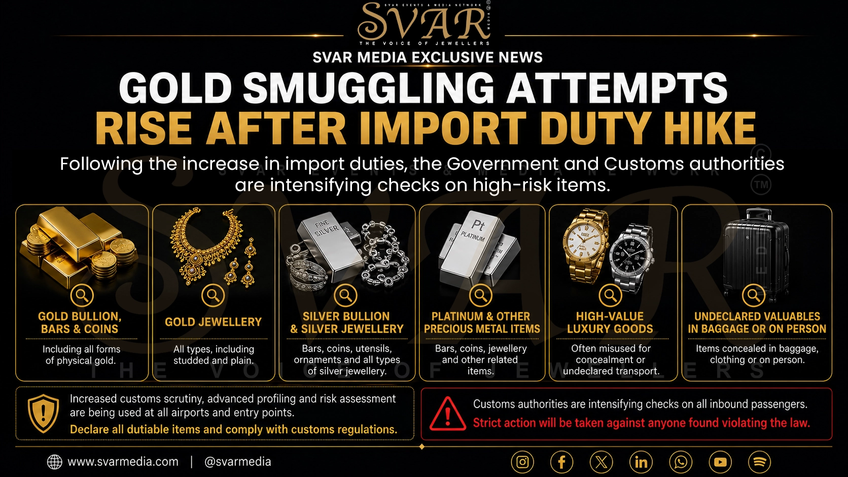 Gold Smuggling Attempts Rise After Import Duty Hike; US Passenger Caught with 115 Gold Bars at Delhi Airport