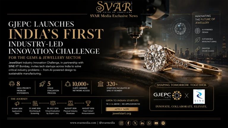 GJEPC Launches India’s First JewelStart Industry Innovation Challenge for Gems and Jewellery Startups