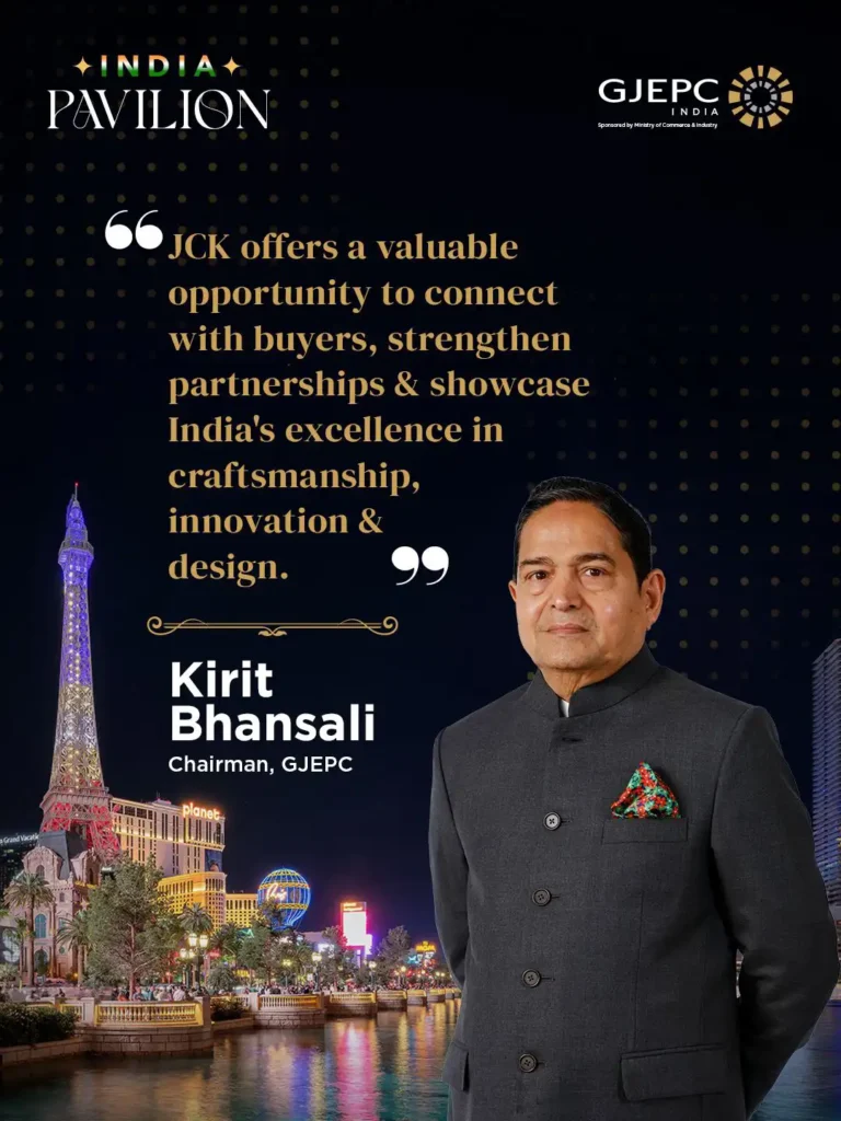 GJEPC Showcases India’s Craftsmanship, Innovation and Design at JCK Las Vegas 2026 Through India Pavilion and India Design Gallery