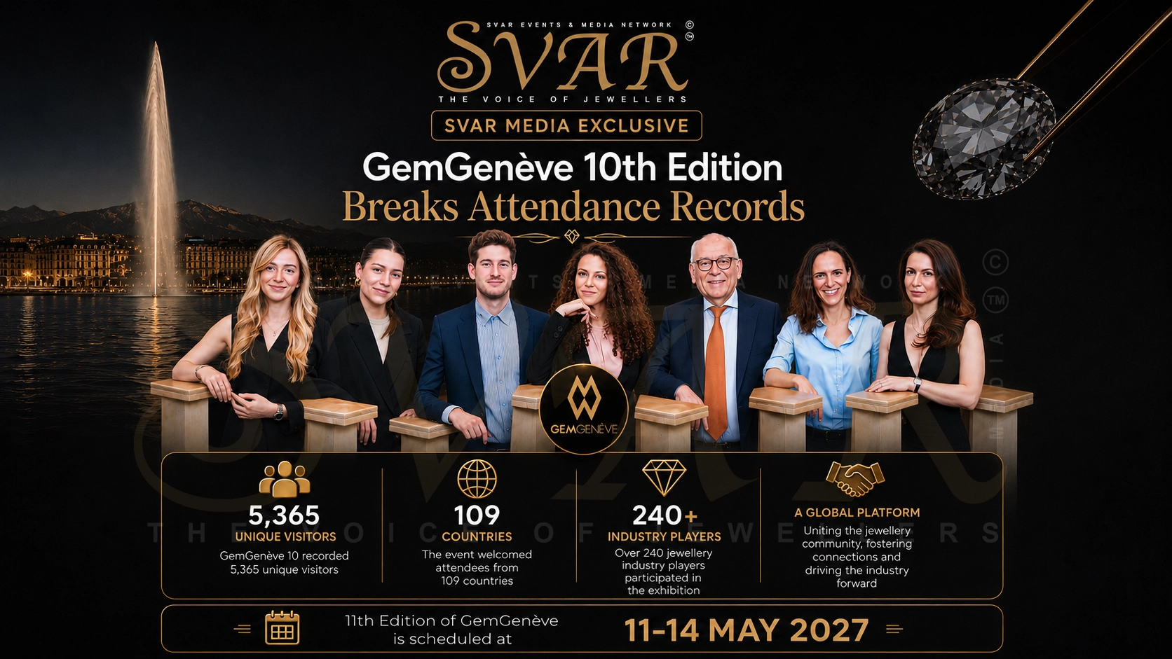 GemGenève 10th Edition Breaks Attendance Records with 5,365 Visitors at 2026 Geneva Jewellery Show
