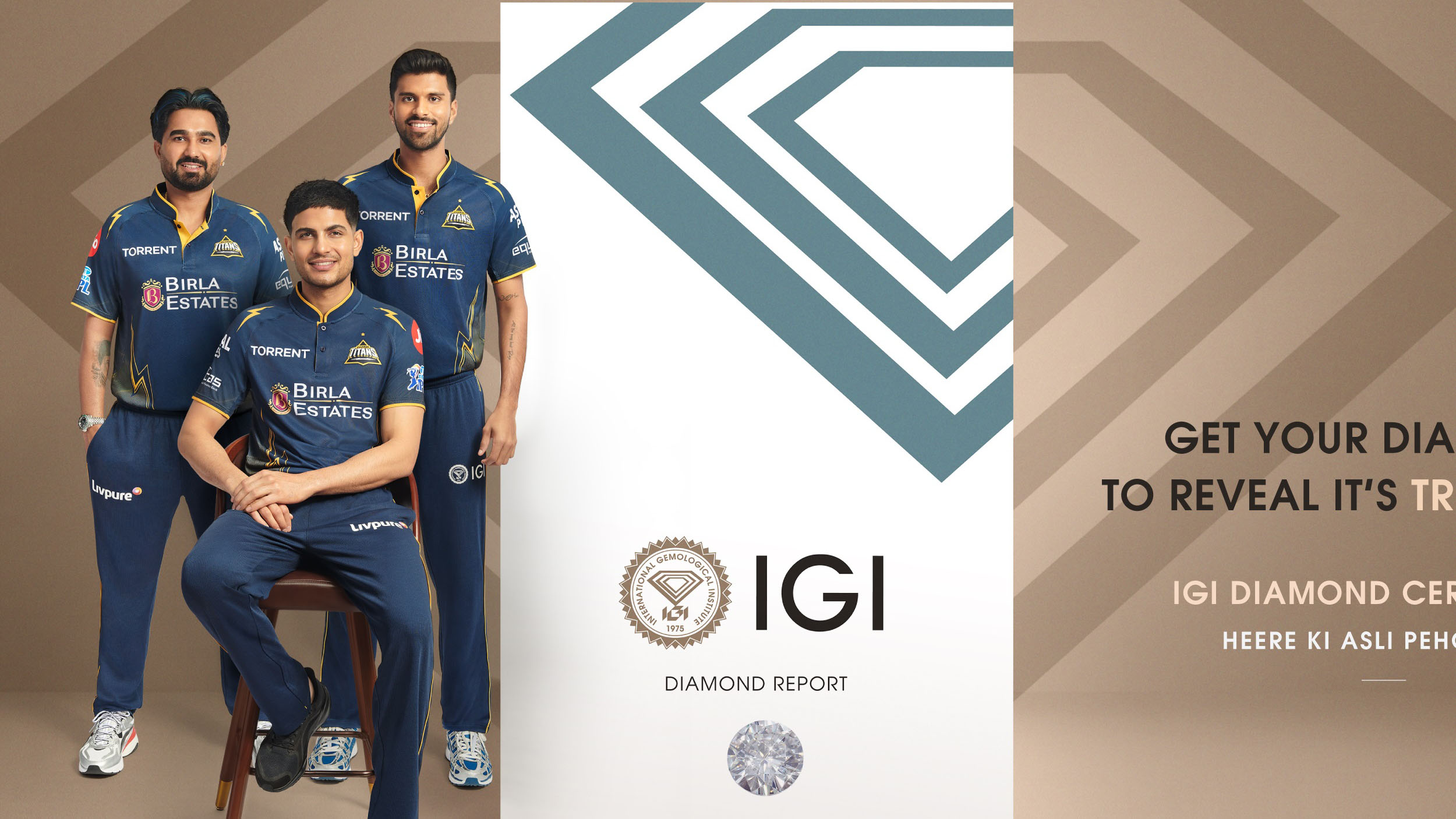 IGI and Gujarat Titans Launch “Heere Ki Asli Pehchaan” Campaign Promoting Diamond Certification Transparency