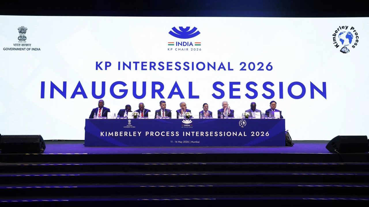 India Hosts Kimberley Process Intersessional Meeting 2026 in Mumbai to Strengthen Global Natural Diamond Trade