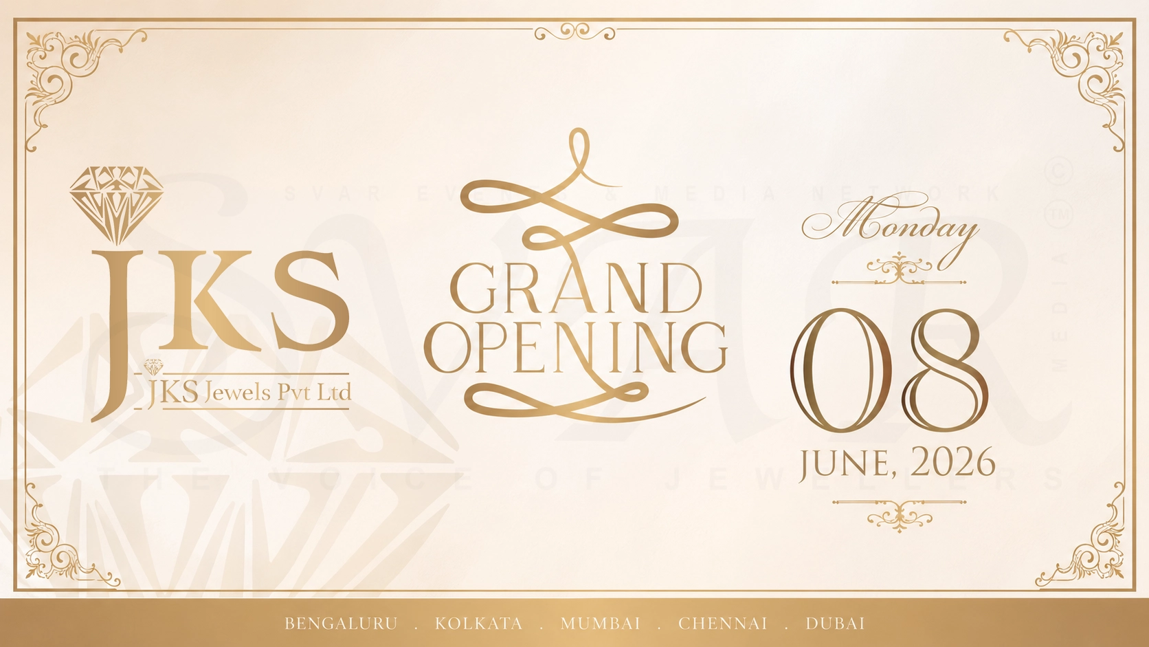 JKS Jewels to Grandly Inaugurate New Bengaluru Office with Industry Icons, Dignitaries and Exclusive Jewellery Showcase