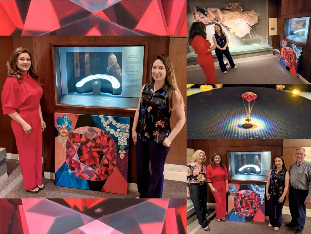 Reena Ahluwalia’s Winston Red Diamond Painting Accessioned Into Smithsonian National Gem Collection