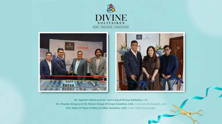 Divine Solitaires Expands UAE Presence Through Strategic Partnerships to Meet Growing Demand for Natural Diamond Jewellery Divine Solitaires Expands UAE Presence Through Strategic Partnerships to Meet Growing Demand for Natural Diamond Jewellery