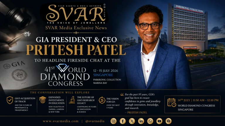 GIA President and CEO Pritesh Patel to Headline Exclusive Fireside Chat at the 41st World Diamond Congress in Singapore GIA President and CEO Pritesh Patel to Headline Exclusive Fireside Chat at the 41st World Diamond Congress in Singapore