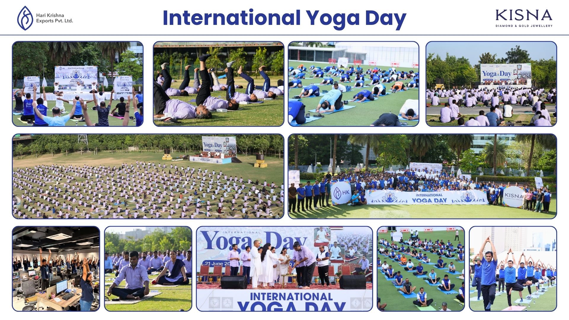 Hari Krishna Group Celebrates International Yoga Day 2026 with 8,300+ Participants Across India