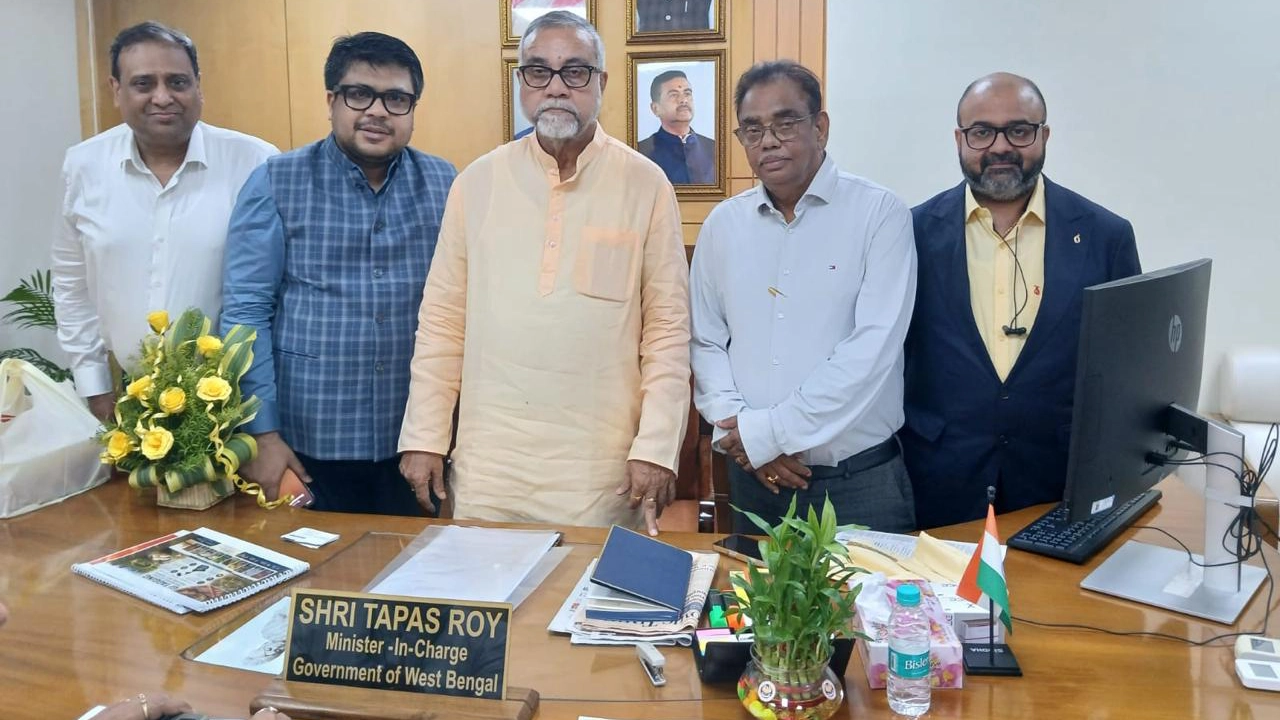 ICC Jewellery Delegation Meets West Bengal Industry Minister Tapas Roy to Discuss Viksit Bengal and Jewellery Industry Development