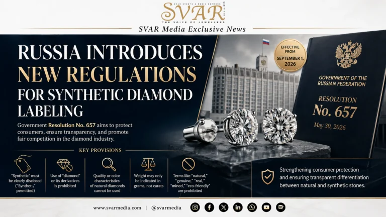 Russia Introduces New Regulations for Synthetic Diamond Labeling to Protect Consumers
