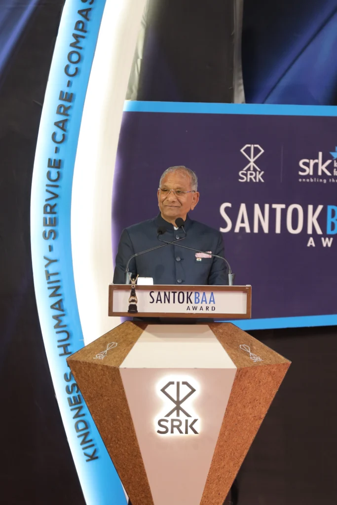 SRK Marks 20 Years of Santokbaa Humanitarian Award, Honours Dr. Gullapalli N. Rao, Reema Nanavaty and Srikanth Bolla