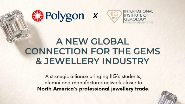 IIG Partners with Polygon to Expand Global Trade Access and Industry-Connected Learning for Gems and Jewellery Students IIG Partners with Polygon to Expand Global Trade Access and Industry-Connected Learning for Gems and Jewellery Students