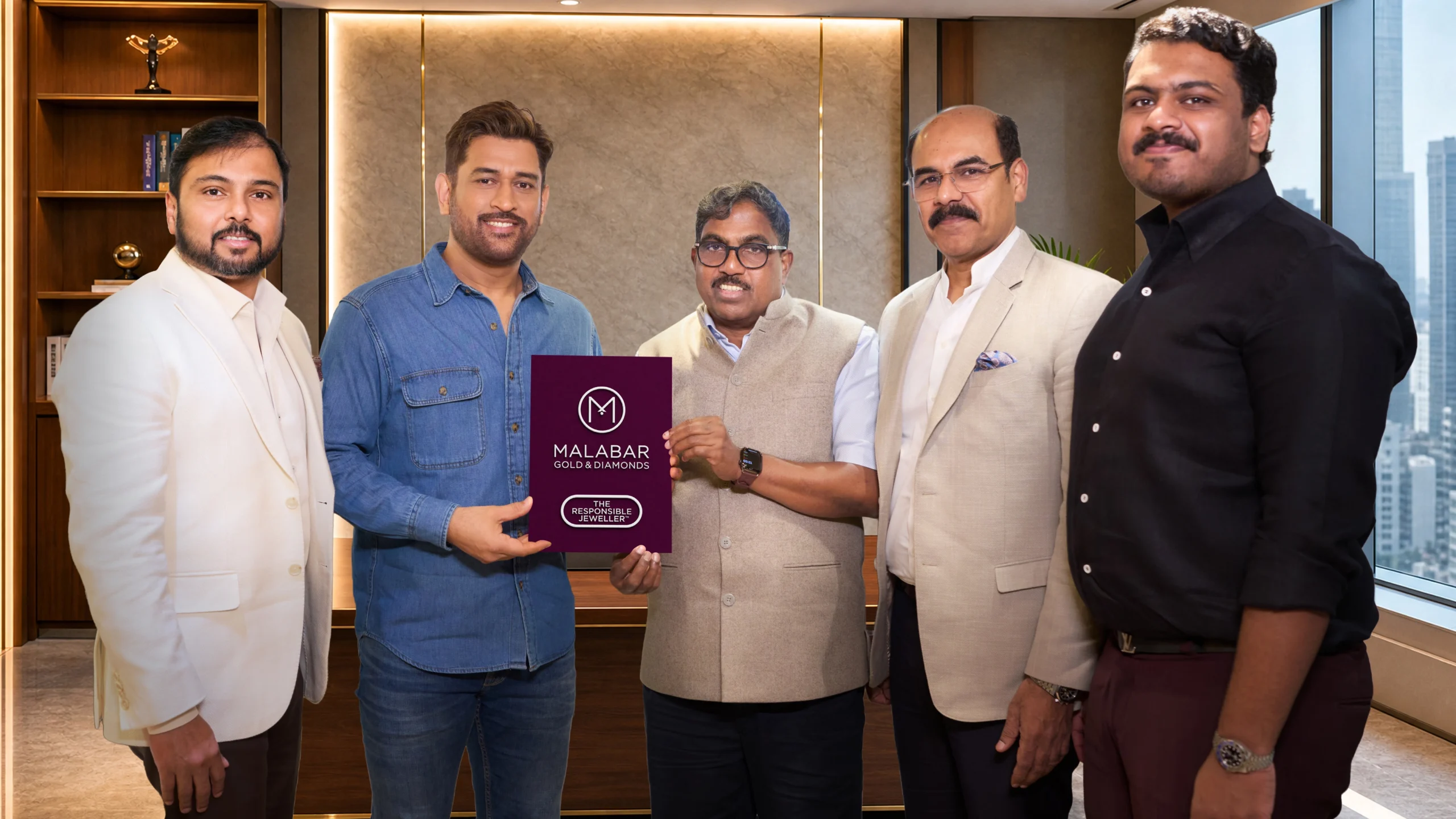 MS Dhoni Joins Malabar Gold and Diamonds as Brand Ambassador, Strengthening the Responsible Jeweller Promise