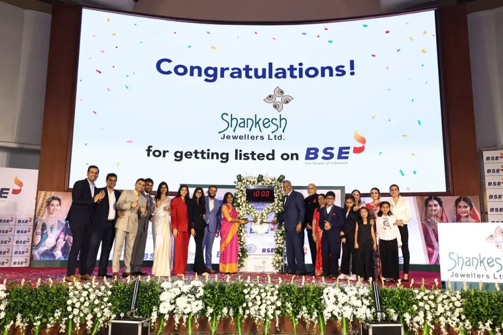 Shankesh Jewellers Lists at 11% Premium on NSE