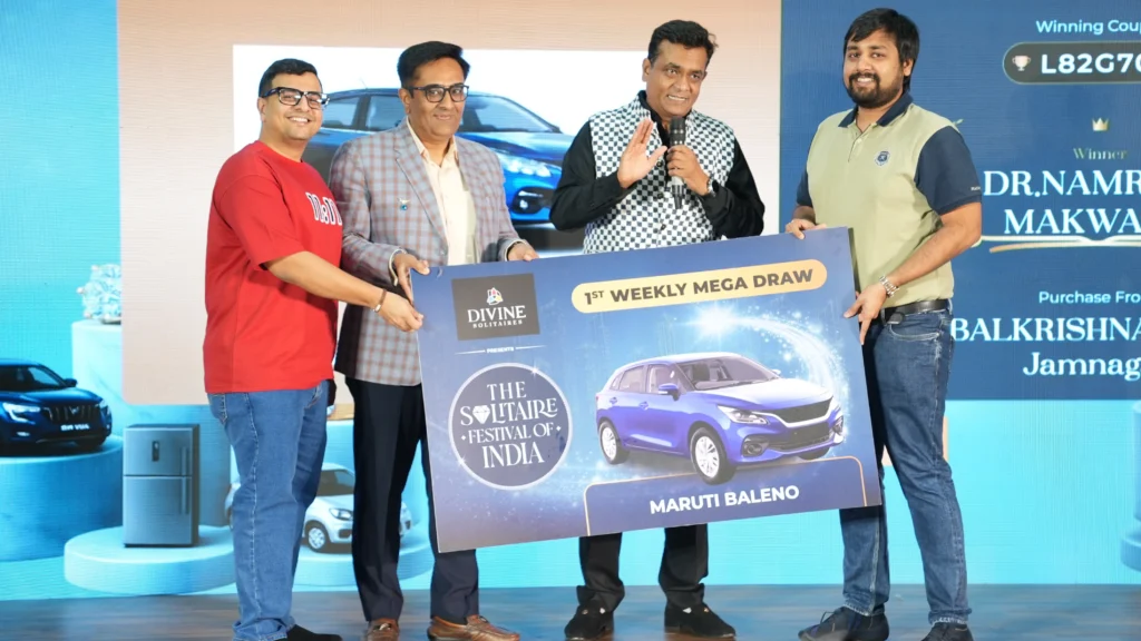 Divine Solitaires Conducts Rewards and Recognitions Along with First Weekly Lucky Draw During TSFI at IIJS 2026