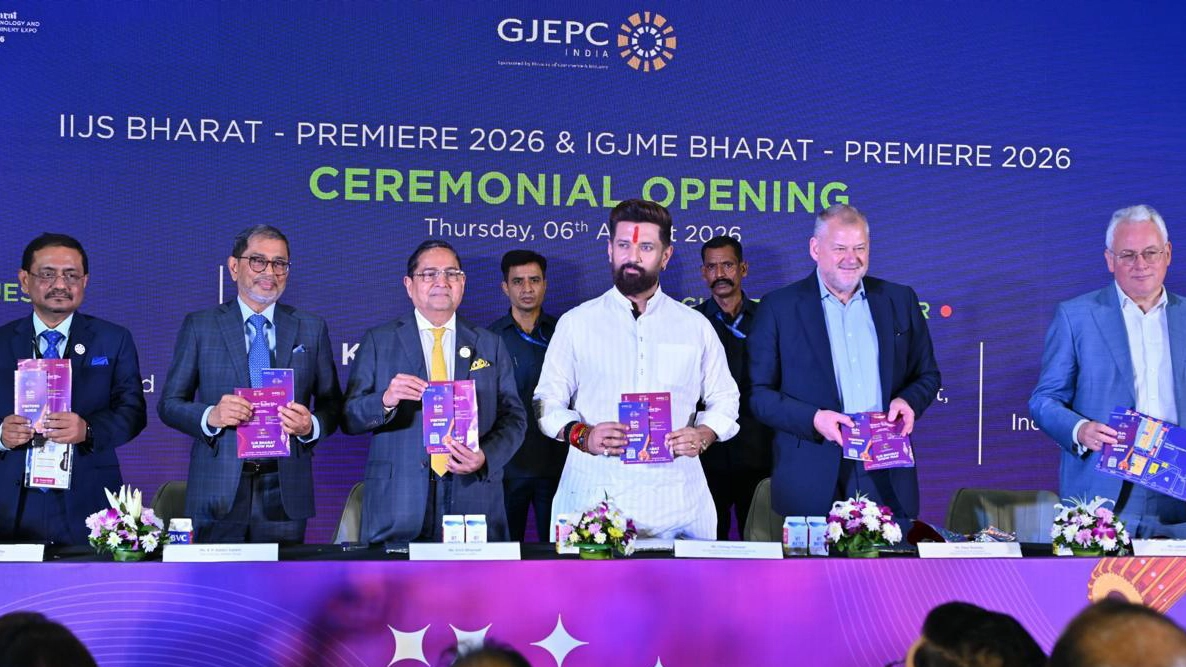 IIJS Bharat Premiere 2026 Inaugurated by Union Minister Chirag Paswan, Showcasing India’s Global Gems and Jewellery Leadership