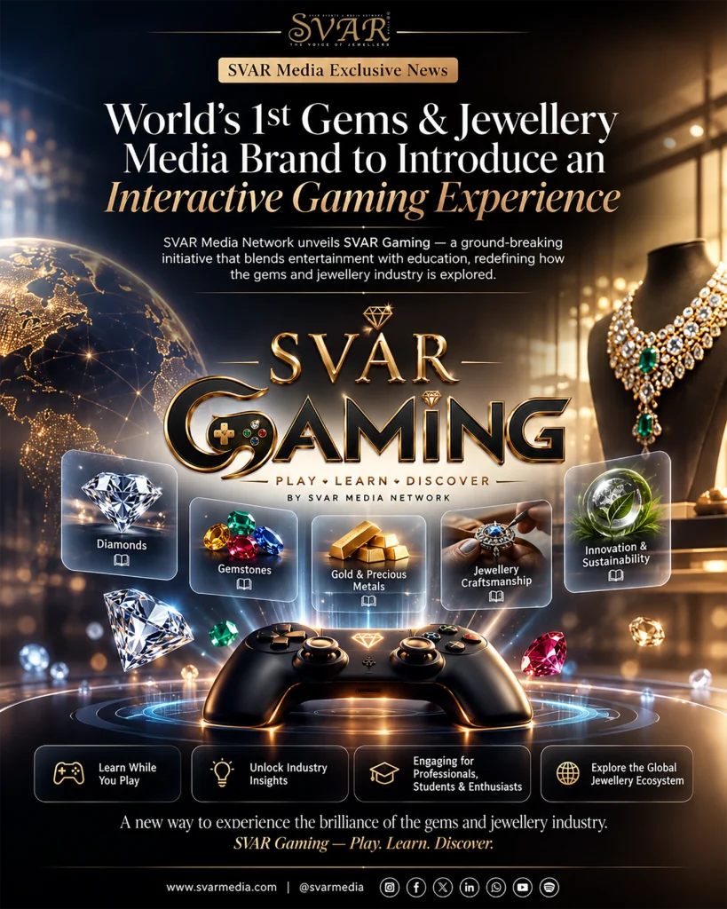 SVAR Gaming - World’s 1st Gems and Jewellery Media Brand to Introduce an Interactive Gaming Experience