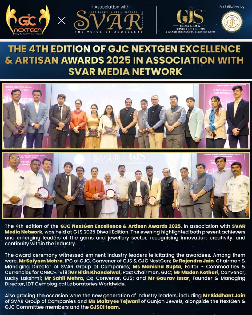 4th Edition of GJC NextGen Excellence Awards 2025 in Association with SVAR Media Network