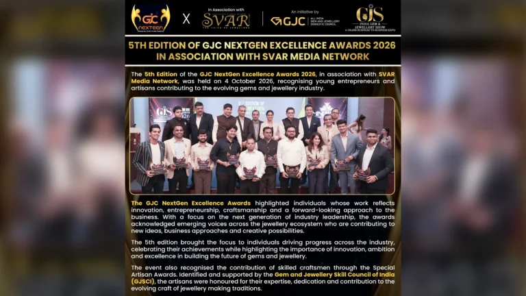 5th Edition of GJC NextGen Excellence Awards 2026 in Association with SVAR Media Network 5th Edition of GJC NextGen Excellence Awards 2026 in Association with SVAR Media Network