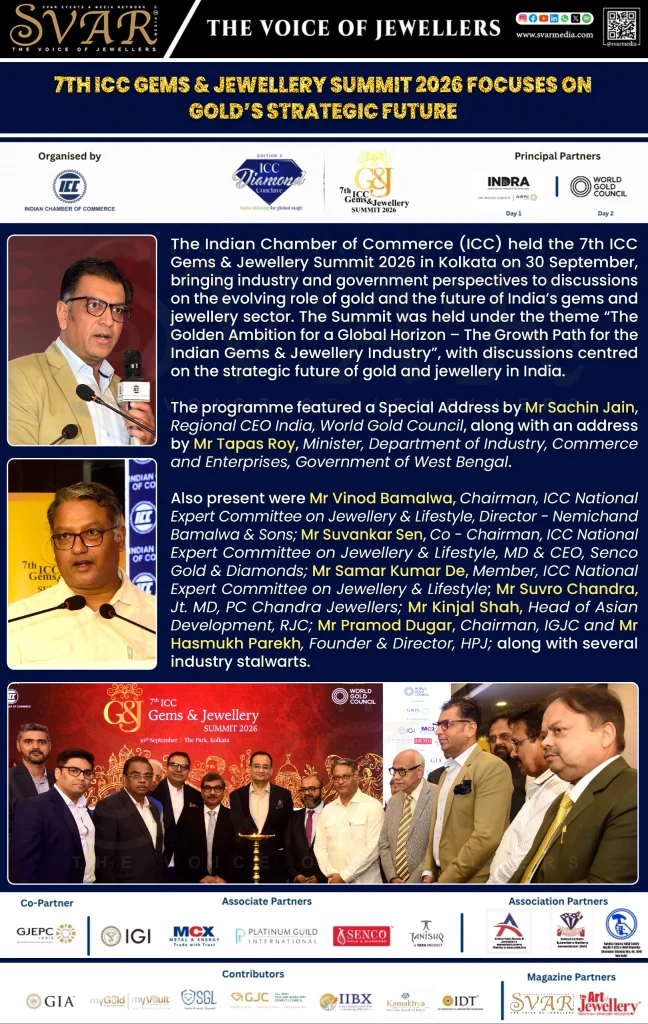 7th ICC Gems and Jewellery Summit 2026 Focuses on Gold’s Strategic Future in India