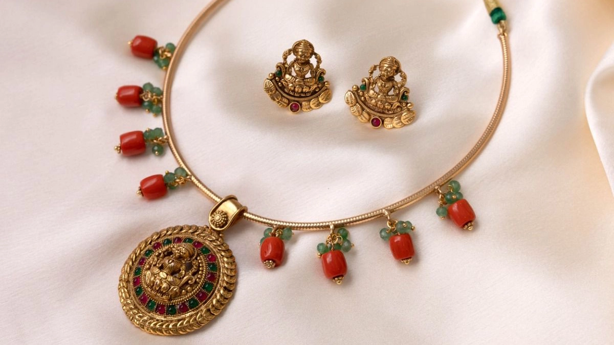 9 Navratri Necklace Sets by Gossip by Senco Gold and Diamonds