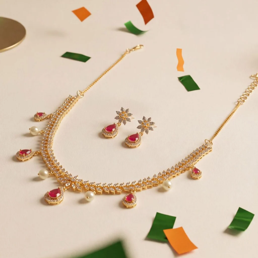 9 Navratri Necklace Sets by Gossip by Senco Gold and Diamonds